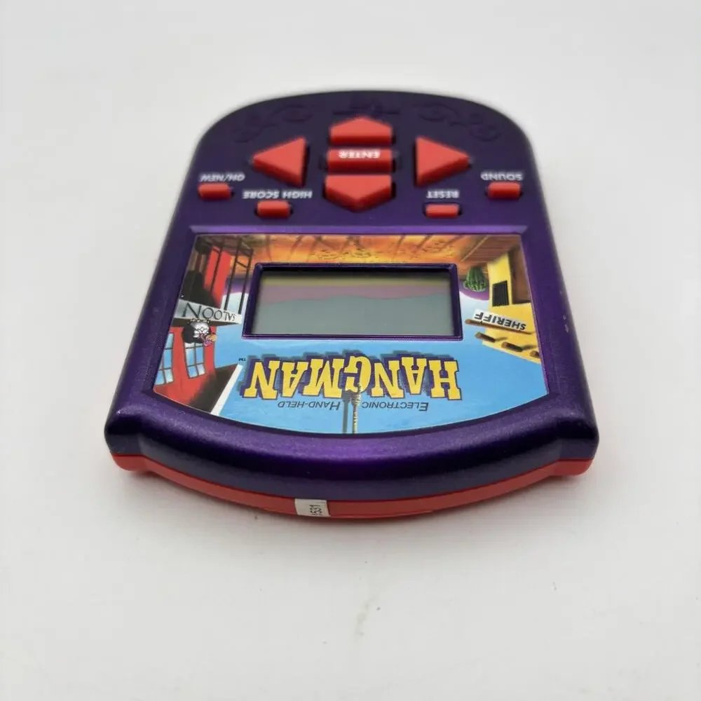 2002 Milton Bradley Hangman Handheld Electronic Game VINTAGE TESTED Works Great!